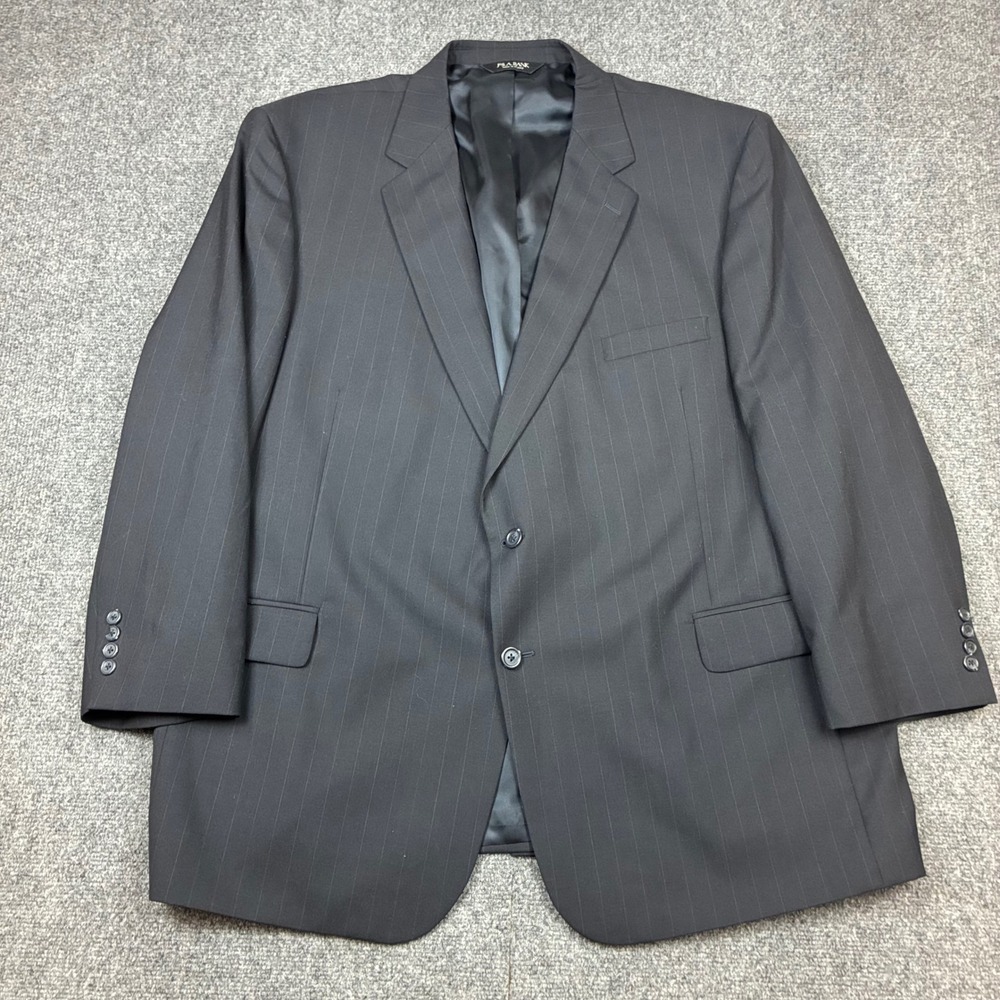 Jos. A. Bank Gordon Navy Pinstripe Wool Suit Jacket Blazer Mens 52 Regular